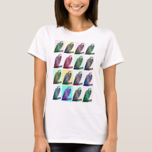 African Gray Parrot Pop Art T-Shirt