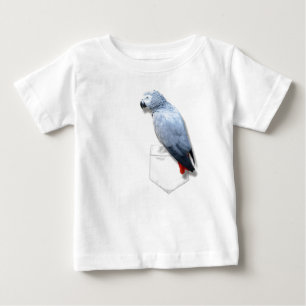 African Grey In Your Pocket Baby T-Shirt