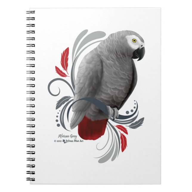 African Grey Notebook (Front)