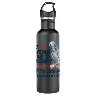 African grey parrot 710 ml water bottle