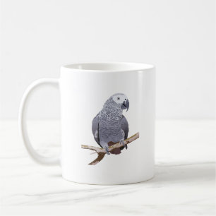 African Grey Parrot Coffee Mug