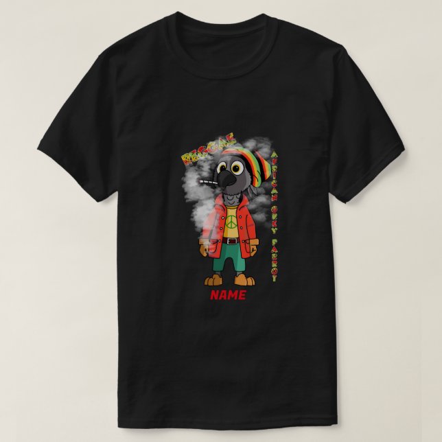 African Grey parrot Men’s  T-Shirt (Design Front)