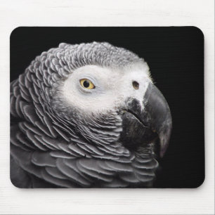 African Grey Parrot Mouse Pad