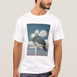 African Grey Parrot on a T-shirt