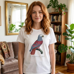 African Grey Parrot Red Factor Psittacus Erithacus T-Shirt