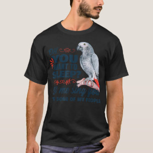 African grey parrot  T-Shirt