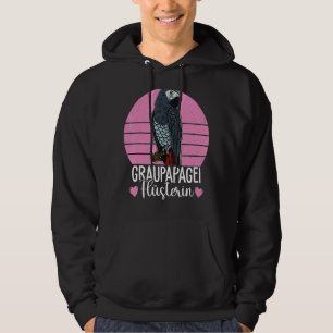 African Grey Parrots Biologist Ornithologist Birdw Hoodie