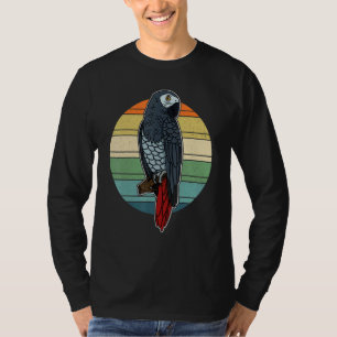 African Grey Parrots Biologist Ornithologist Birdw T-Shirt