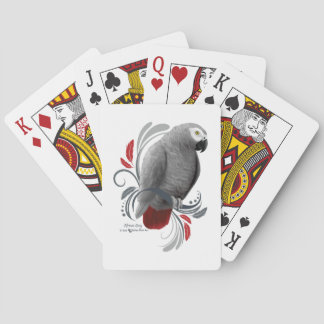 African Grey Playing Cards