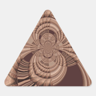 African Hakuna Matata Fractal Art Print/Graphic Triangle Sticker