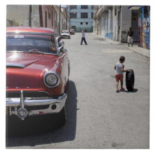 African Hamel district, Havana, Cuba, UNESCO Tile