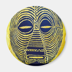 African icon: Luba mask (Congo) Magnet