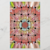 African-Inspired Art Print– Geometric Woven Design