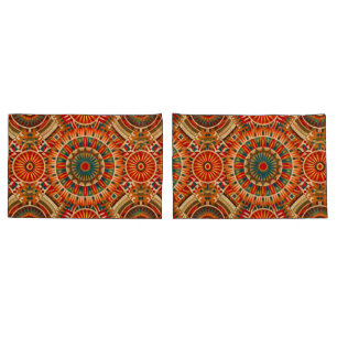 African-Inspired Geometric Body Pillow  Pillowcase