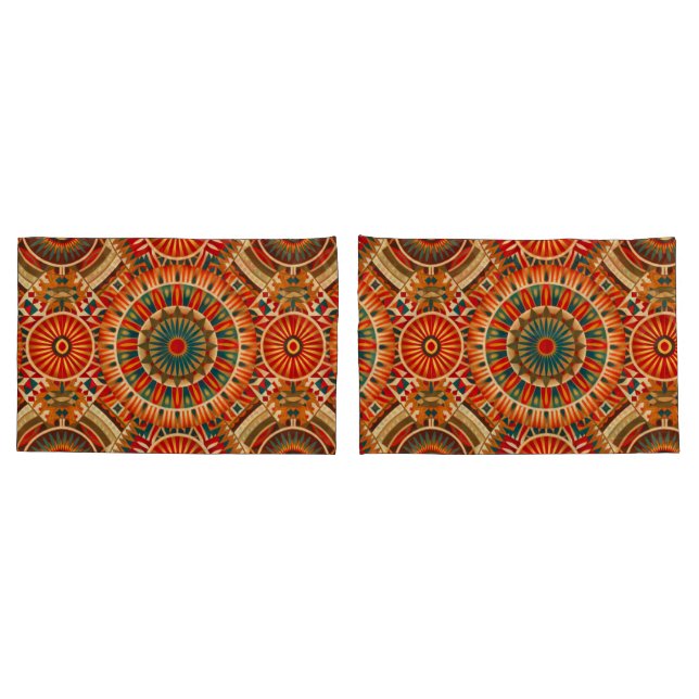 African-Inspired Geometric Body Pillow  Pillowcase (Back-Set)