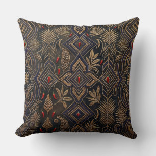 African Inspired  Throw Pillow