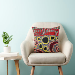 African-Inspired Throw Pillow