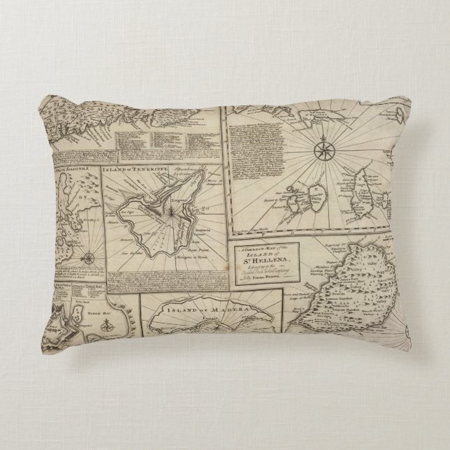African Islands Accent Pillow (Front)