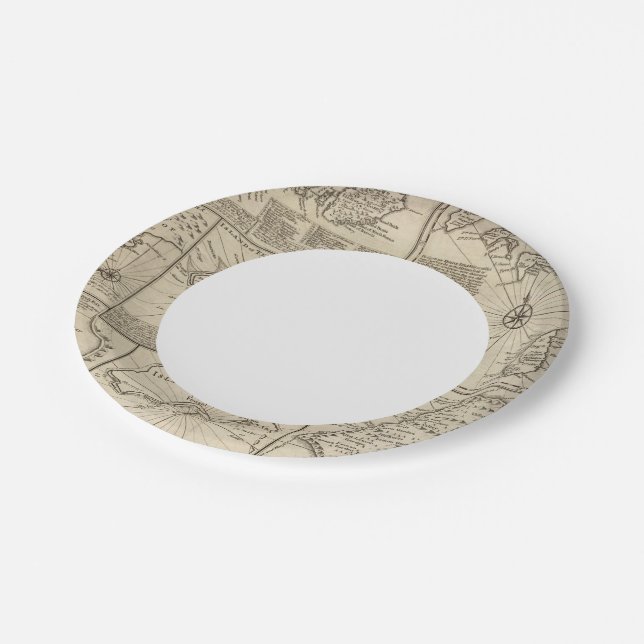 African Islands Paper Plate (Angled)