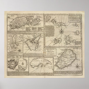 African Islands Poster