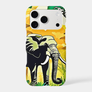 African Jungle Elephant Art Design