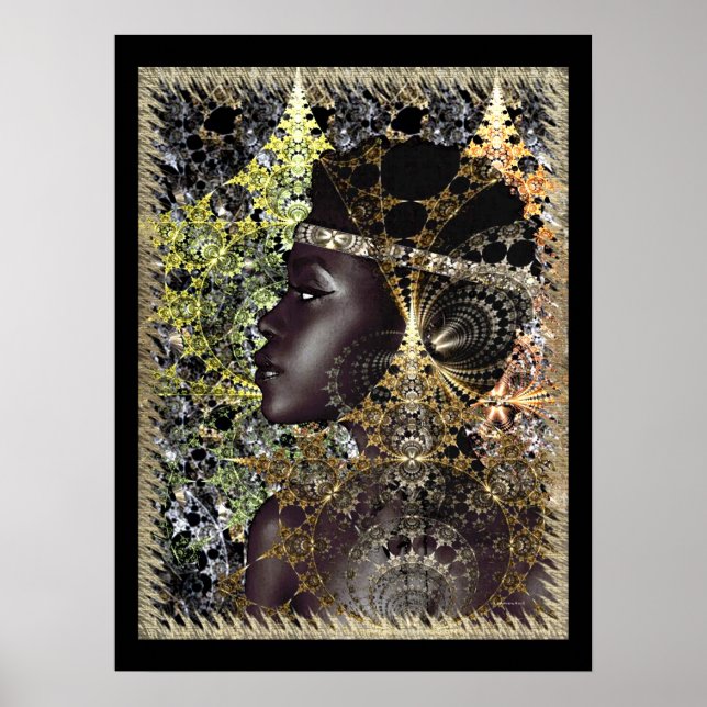 African Jungle Flower Poster (Front)