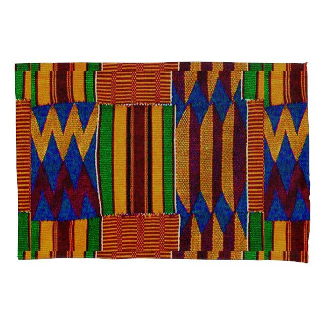 African Kenta Cloth Pillowcase (Front)