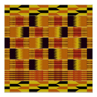 African Kente Ceremonial Pattern