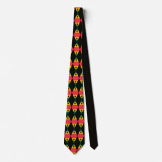 African Kente-Inspired Pattern Necktie