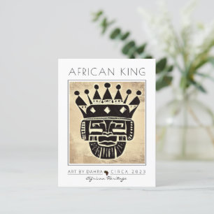 AFRICAN KING POSTCARD