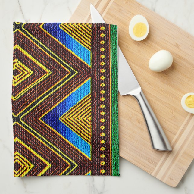 African Kitchen Towel (Quarter Fold)