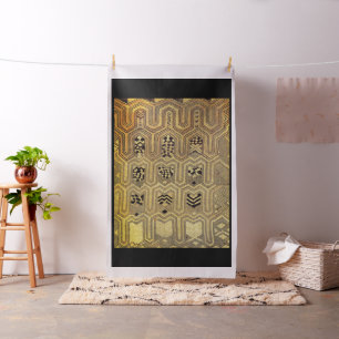 African Kuba Cloth Inspired Fabric Design