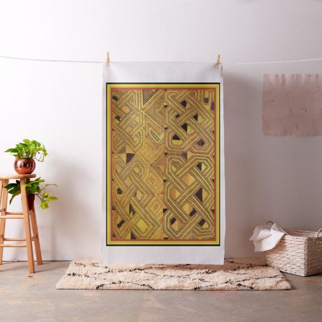 African Kuba Cloth Inspired Fabric Design (In Situ)
