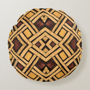 African Kuba Collage Pillow II