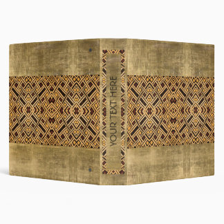 AFRICAN KUBA COLLAGE RING BINDER