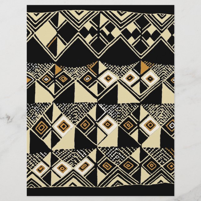 African Kuba Inspired Designs (Front)