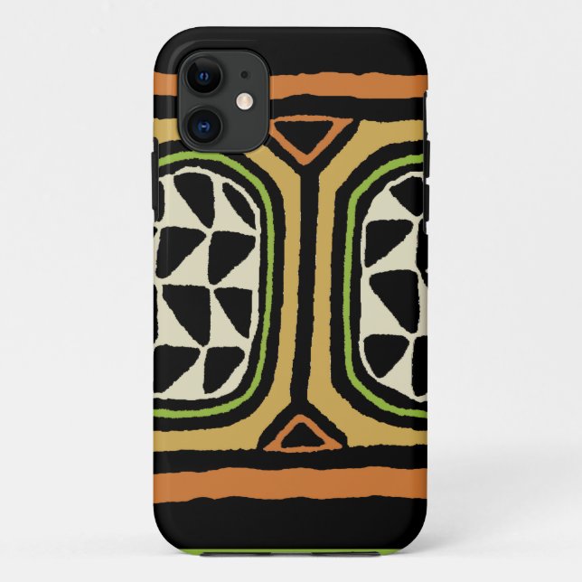African Kuba Textile Design Case-Mate iPhone Case (Back)