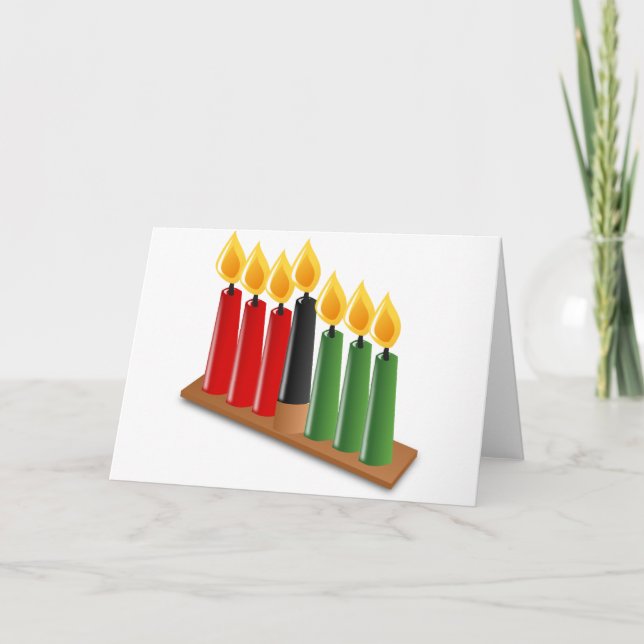african kwanzaa holiday card (Front)