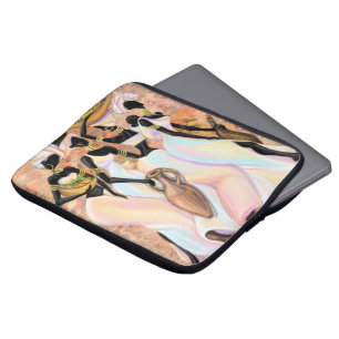 African Ladies Laptop Sleeve - Art Style Painting