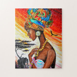African Lady Puzzle