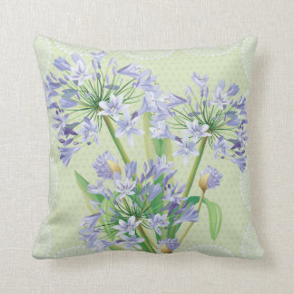African lily floral pillow