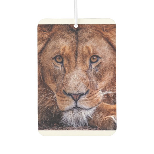 African Lion Air Freshener (Front)