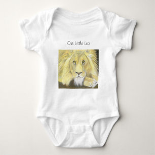 African Lion Baby Bodysuit