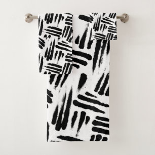 African Lion Claw Scratch  Pattern Bath Towel Set