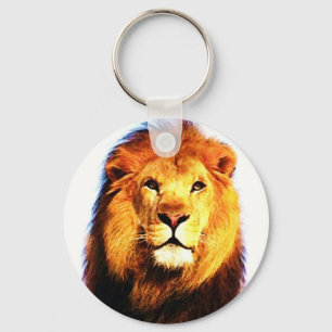 African Lion Keychain