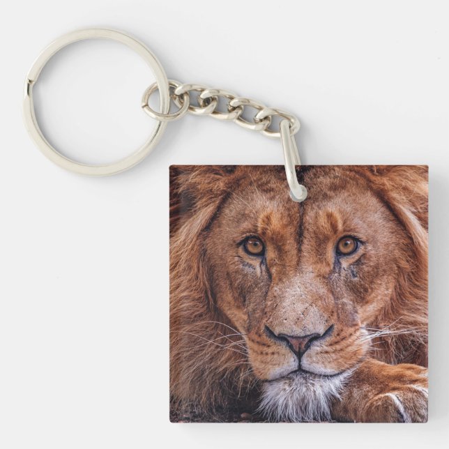 African Lion Keychain (Front)
