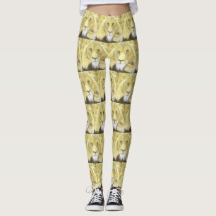 African Lion Leggings
