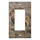 African Lion Light Switch Plate