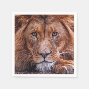African Lion Napkin