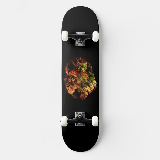African Lion Skateboard (Recto)